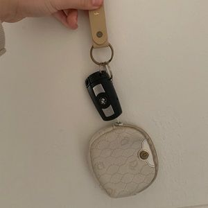 Vintage Dior coin purse, card holder, keychain